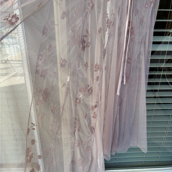 Free people viola sheet floral velvet burnout beaded maxi dress small - Picture 16 of 16